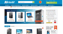 Desktop Screenshot of harlander.com