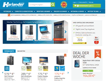 Tablet Screenshot of harlander.com